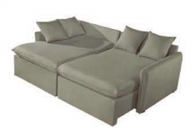 Sofa cama yasmin aberto